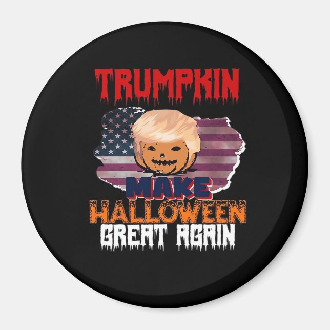 Trumpkin Halloween Classic Magnet (Vorne)