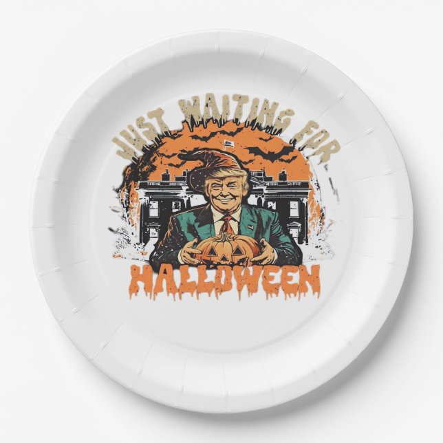Trumpkin Halloween Classic Pappteller (Vorderseite)