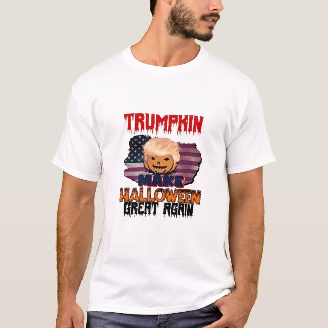Trumpkin Halloween Classic T-Shirt (Vorderseite)