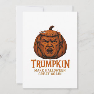 Trumpkin.. Halloween erneut groß Feiertagskarte