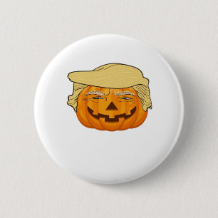 Trumpkin Halloween Funny Classic - Basic Fall Slot Button