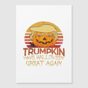Trumpkin Halloween Funny Classic Magnetkarte