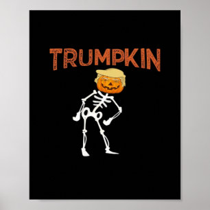 Trumpkin Halloween Funny Classic Poster