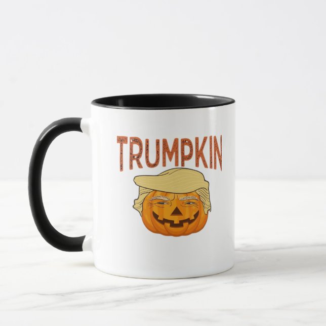 Trumpkin Halloween Funny Classic - Sloth Mask Desi Tasse (Links)