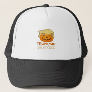 Trumpkin Halloween Funny Classic Truckerkappe