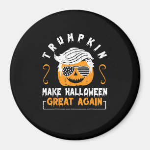 Trumpkin Halloween Great Again Funny Pumpkin Magnet