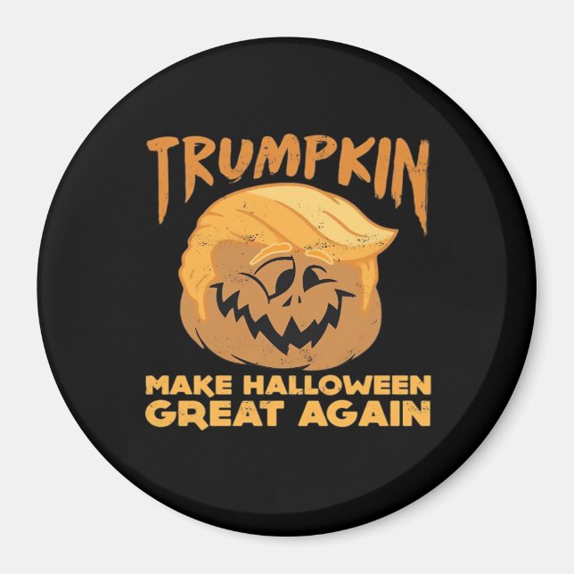 Trumpkin Halloween Great Halloween Desi Magnet (Vorne)