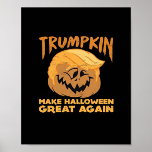 Trumpkin Halloween Great Halloween Desi Poster