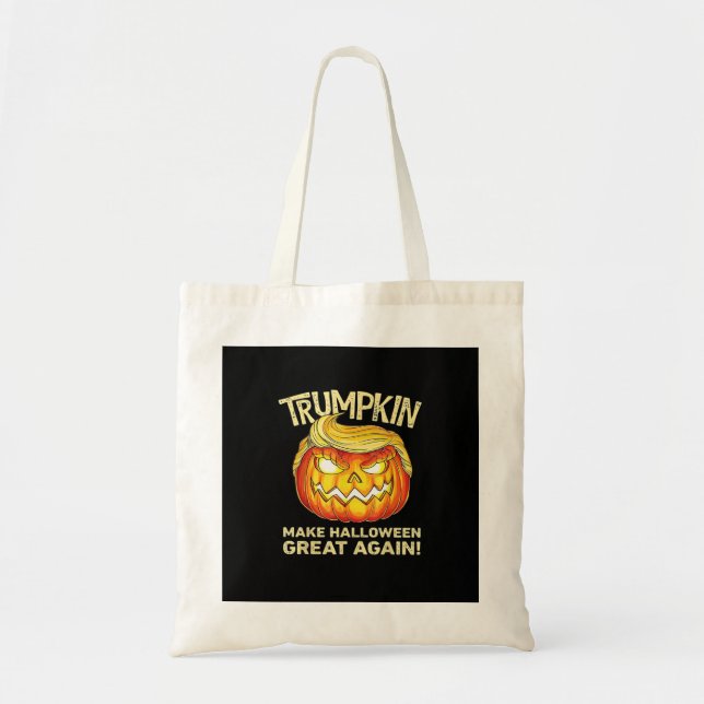 Trumpkin Halloween Great wieder Men Funny Clas Tragetasche (Vorne)