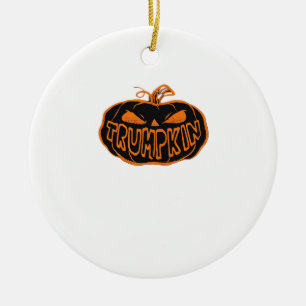 Trumpkin Halloween Keramik Ornament