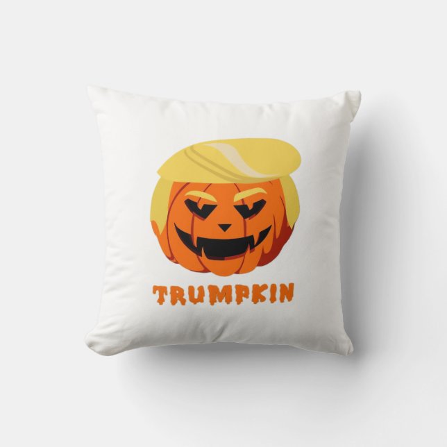 Trumpkin Halloween Kissen (Vorderseite)