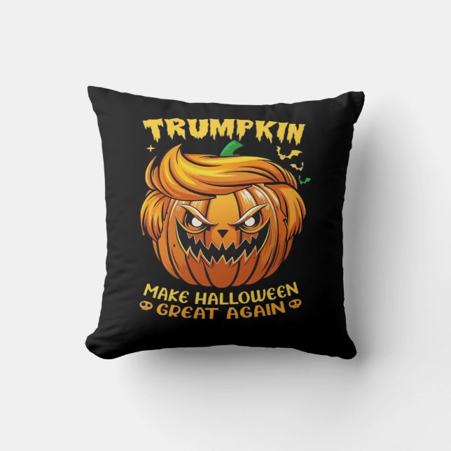 Trumpkin Halloween - Make Halloween Great Again Cl Kissen (Vorderseite)