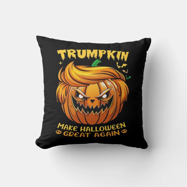 Trumpkin Halloween - Make Halloween Great Again Cl Kissen (Vorderseite)