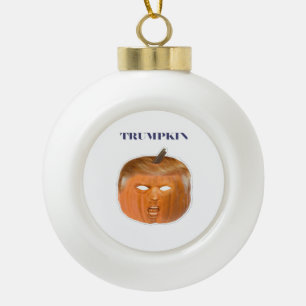 Trumpkin Halloween Mask Classic Keramik Kugel-Ornament
