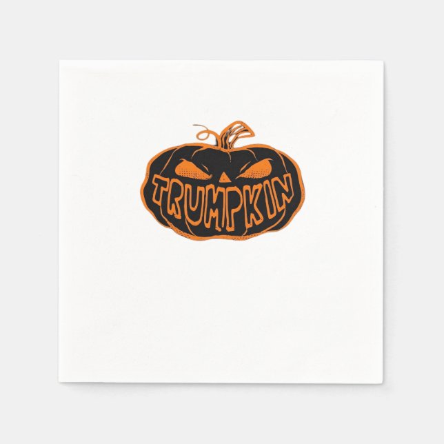 Trumpkin Halloween Serviette (Vorderseite)