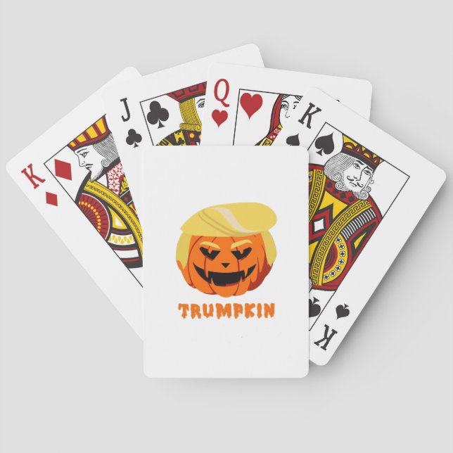 Trumpkin Halloween Spielkarten (Rückseite)