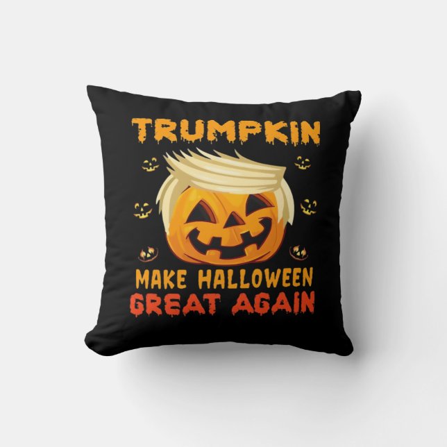 Trumpkin - Halloween wird wieder klassisch Kissen (Vorderseite)