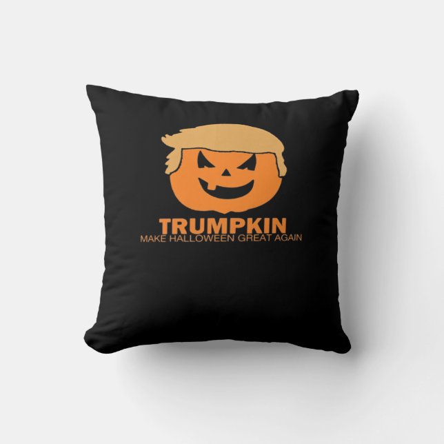 Trumpkin - Halloween wird wieder klassisch Kissen (Vorderseite)