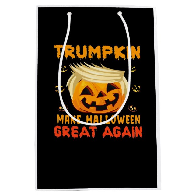 Trumpkin - Halloween wird wieder klassisch Mittlere Geschenktüte (Vorderseite)
