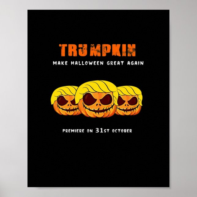 Trumpkin - Halloween wird wieder klassisch Poster (Vorne)