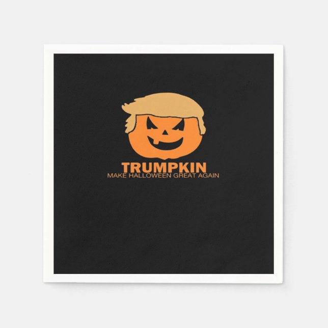 Trumpkin - Halloween wird wieder klassisch Serviette (Vorderseite)