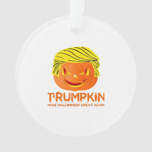 Trumpkin - Hast du Angst? Klassisch Ornament (Vorderseite)