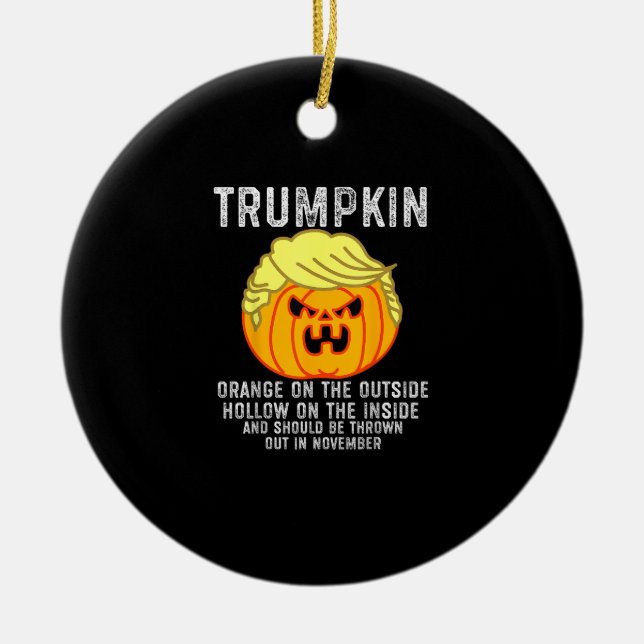 Trumpkin im Freien Keramik Ornament (Vorne)