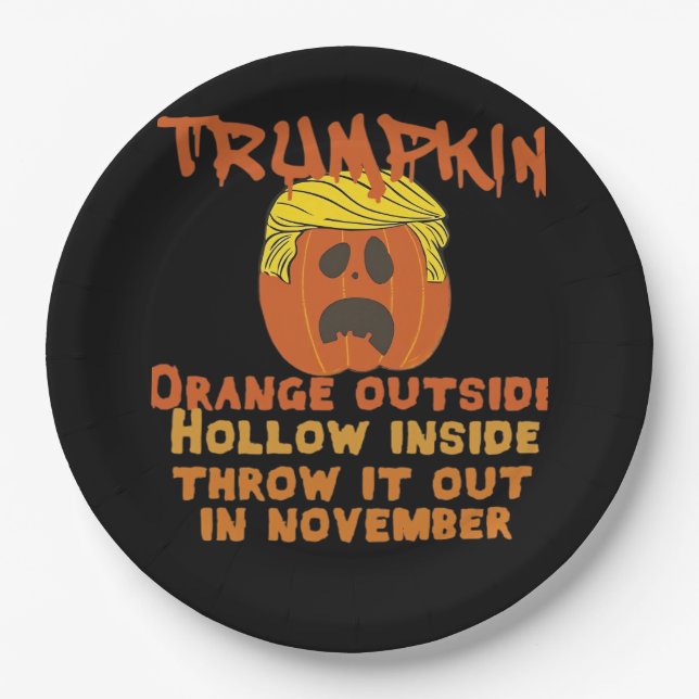 Trumpkin Inside Throw Out November Classic Pappteller (Vorderseite)