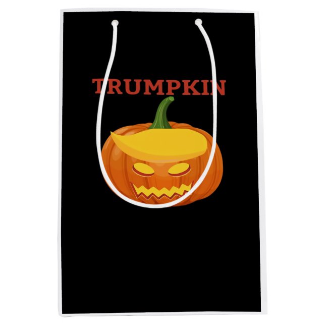 Trumpkin Jack-O-Lantern Classic Mittlere Geschenktüte (Vorderseite)