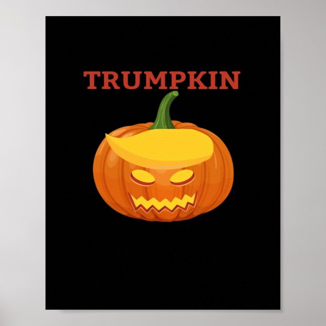 Trumpkin Jack-O-Lantern Classic Poster (Vorne)