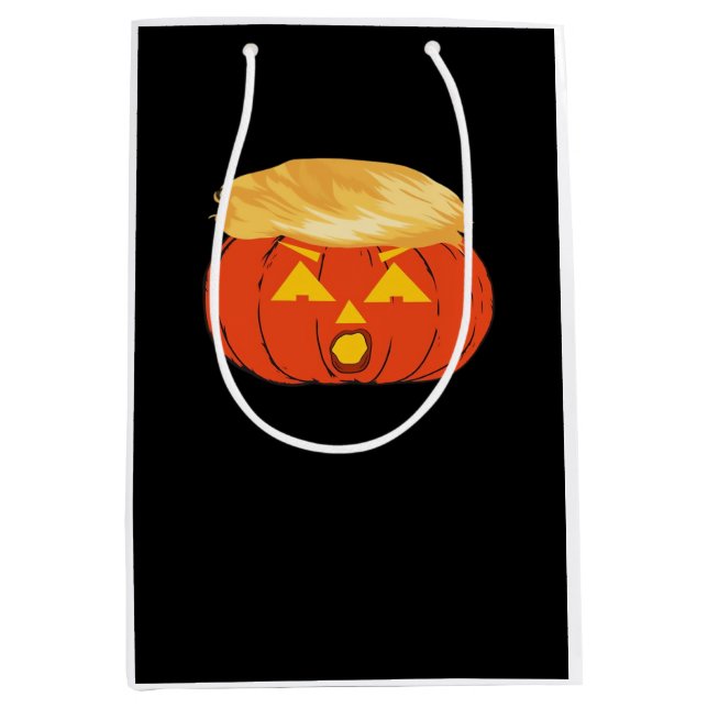 Trumpkin Jack O'Lantern Mittlere Geschenktüte (Vorderseite)