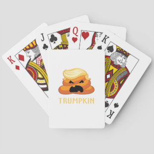 Trumpkin Kackte Funny Halloween Spielkarten