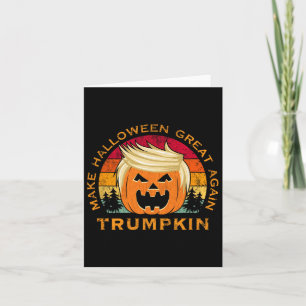 Trumpkin: Mach Halloween wieder großartig, Vintage Karte