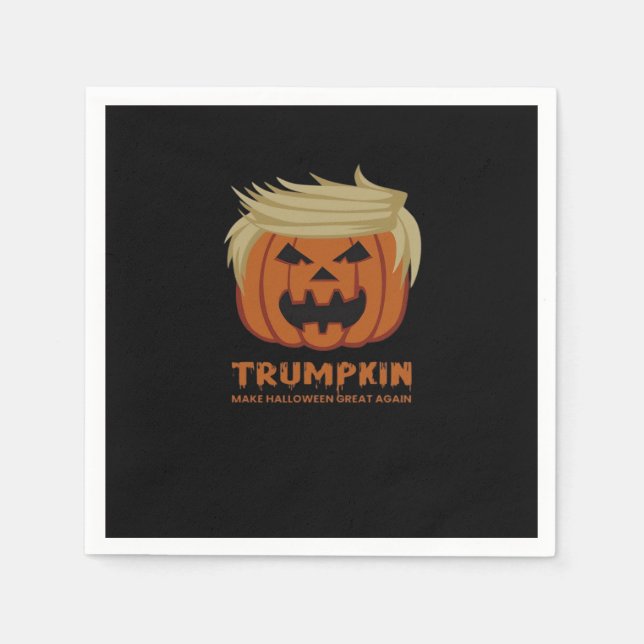 Trumpkin - Mache Halloweens wieder großartigen Sch Serviette (Vorderseite)
