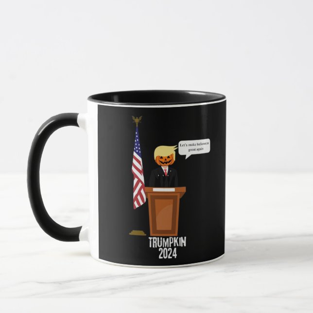 Trumpkin machen Halloween erneut zum Klassiker Tasse (Links)