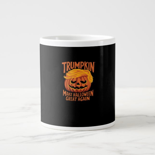 Trumpkin macht Amerika Halloween erneut zu einer K Jumbo-Tasse (Vorderseite)