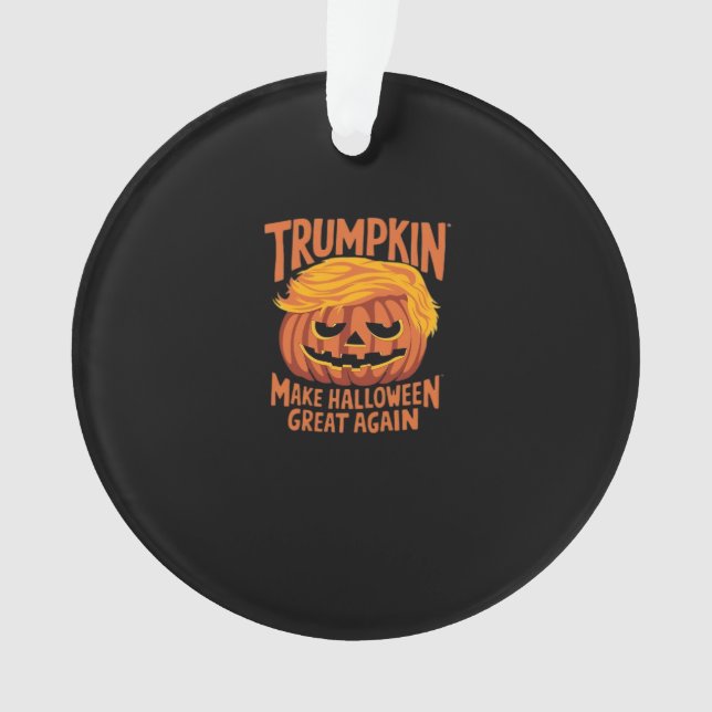 Trumpkin macht Amerika Halloween erneut zu einer K Ornament (Vorderseite)