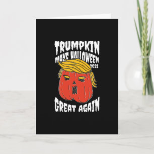 Trumpkin macht Halloween 2021 wieder groß Karte