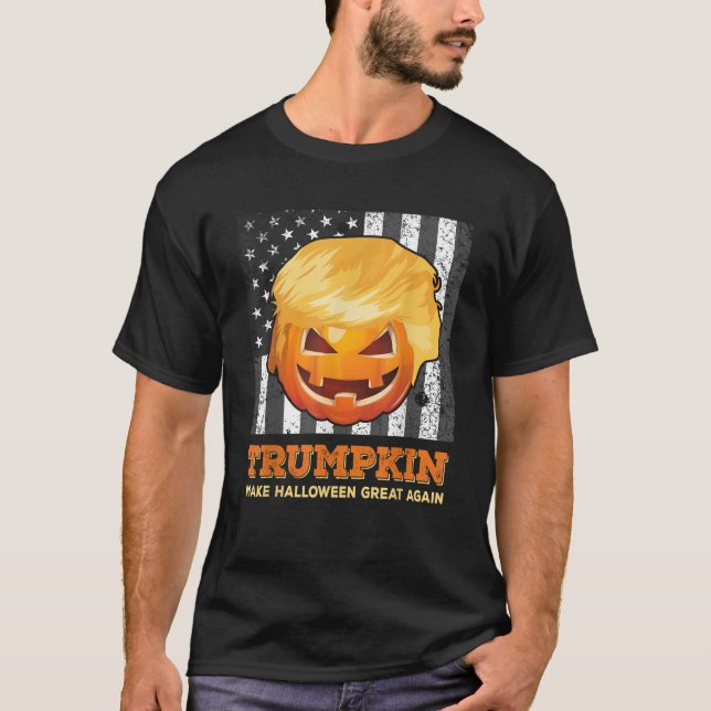 Trumpkin macht Halloween erneut zum Präsidenten Tr T-Shirt (Vorderseite)