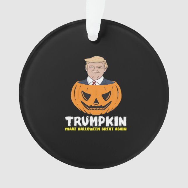 Trumpkin macht Halloween Great Again Classic - Sat Ornament (Vorderseite)