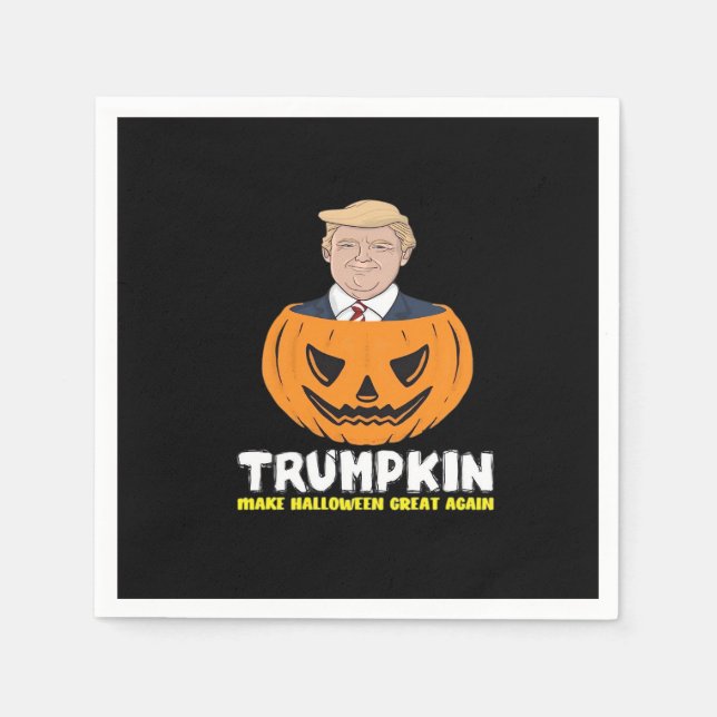 Trumpkin macht Halloween Great Again Classic - Sat Serviette (Vorderseite)