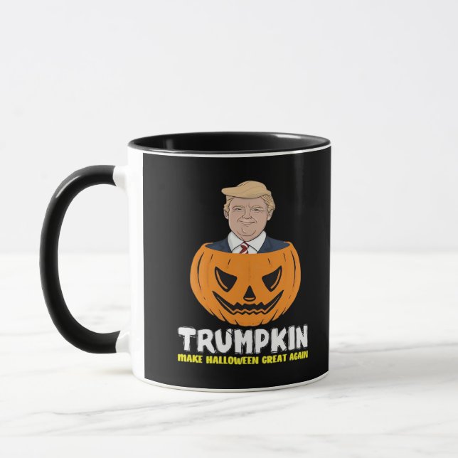 Trumpkin macht Halloween Great Again Classic - Sat Tasse (Links)