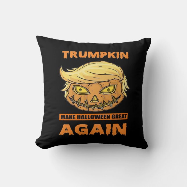Trumpkin macht Halloween Great Again Funny Classic Kissen (Vorderseite)