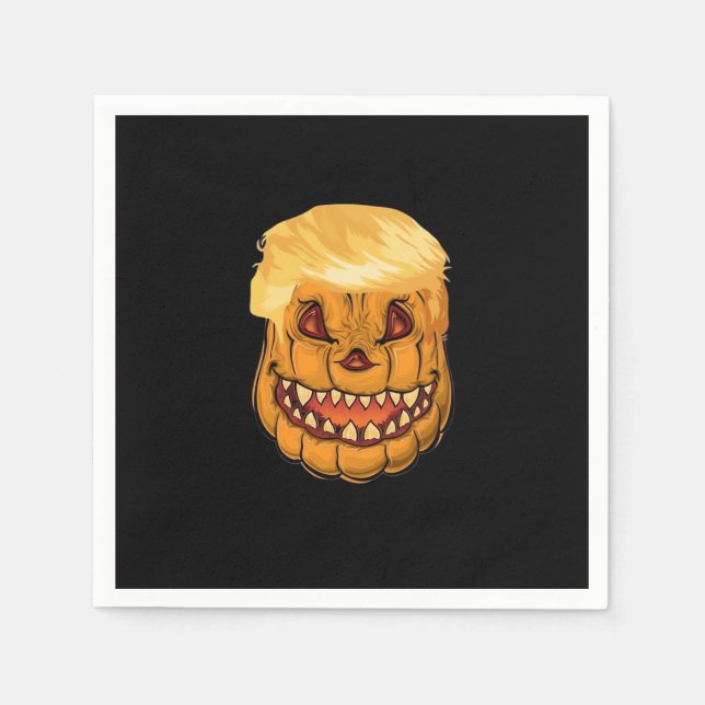Trumpkin macht Halloween-Horror wieder klassisch Serviette (Vorderseite)