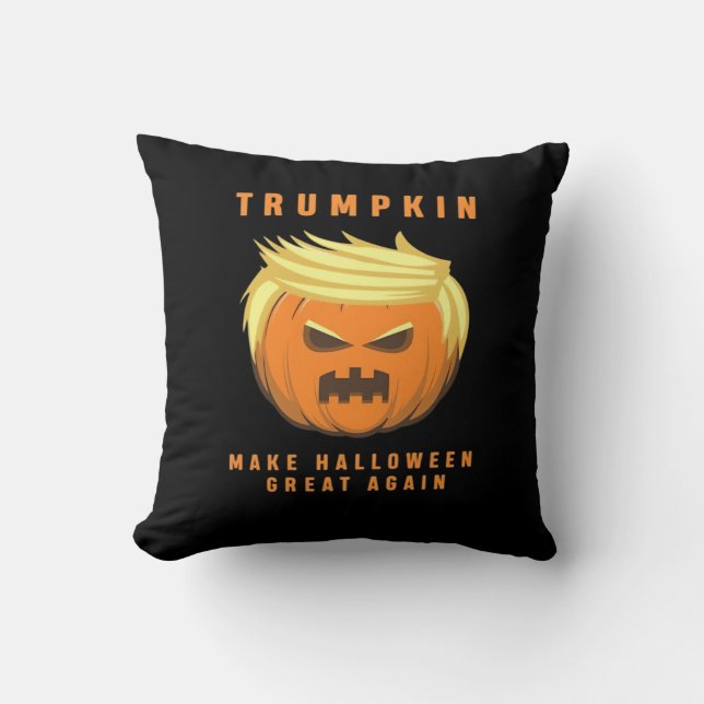 Trumpkin macht Halloween wieder Angepasst Kissen (Vorderseite)