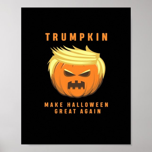 Trumpkin macht Halloween wieder Angepasst Poster (Vorne)