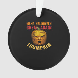 Trumpkin macht Halloween wieder groß - Funny Donal Ornament
