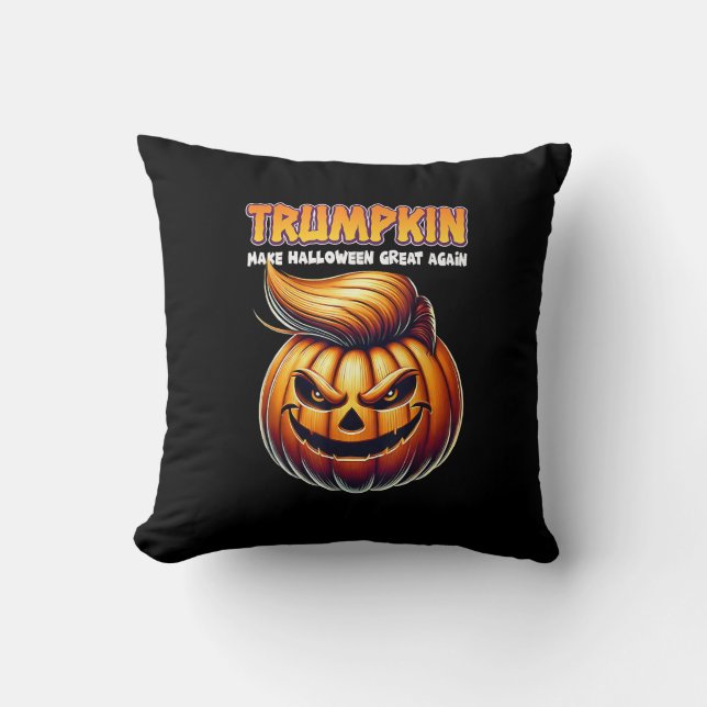 Trumpkin macht Halloween wieder groß Jack O Lanter Kissen (Vorderseite)
