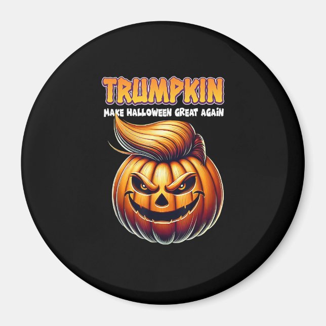 Trumpkin macht Halloween wieder groß Jack O Lanter Magnet (Vorne)