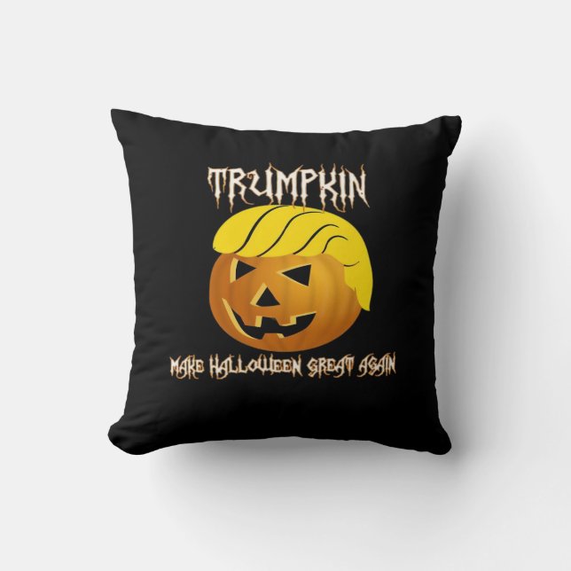 Trumpkin macht Halloween wieder groß Kissen (Vorderseite)
